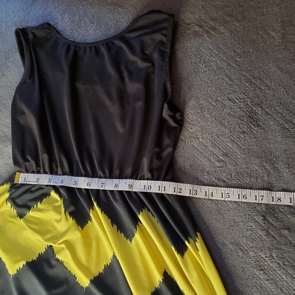 Multi Color Block Maxi Dress in Large - Picture 14 of 15